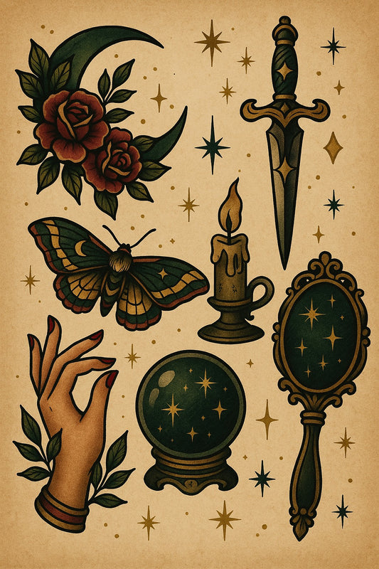 Vintage Stary magic Flash